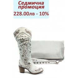Дамски летен комплект ИО 1290 и ИО 30 бял