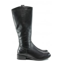 Дамски ботуши от естествена кожа за XS крак Caprice 9-25512-27G черен | Немски ботуши | MES.BG