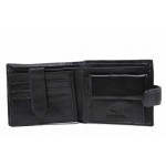 Мъжки портфейл от естествена кожа / Съни 71-008 черен / MES.BG