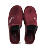 Анатомични домашни чехли, дамски, български, текстил / Spesita 20-102 бродо / MES.BG