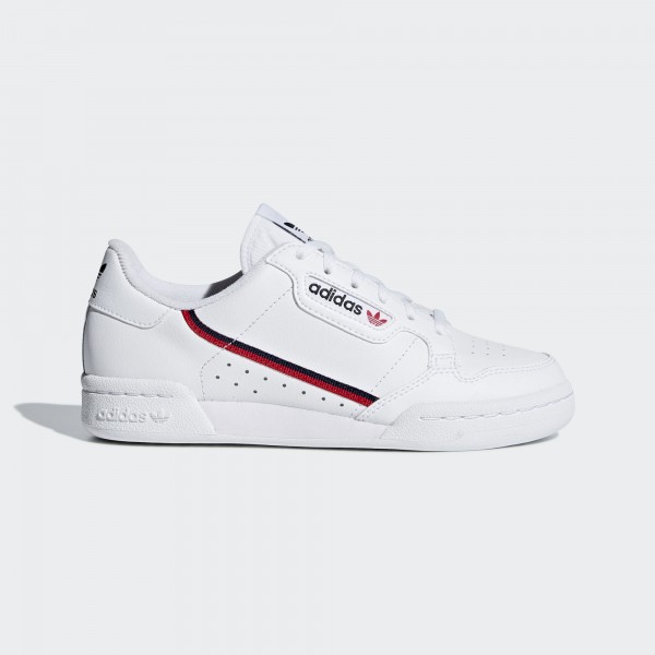 Юношески спортни обувки, естествена кожа, гъвкави, Cloudfoam ходило / Adidas CONTINENTAL 80 J F99787 / MES.BG Юношески спортни обувки, естествена кожа, гъвкави, Cloudfoam ходило / Adidas CONTINENTAL 80 J F99787 / MES.BG