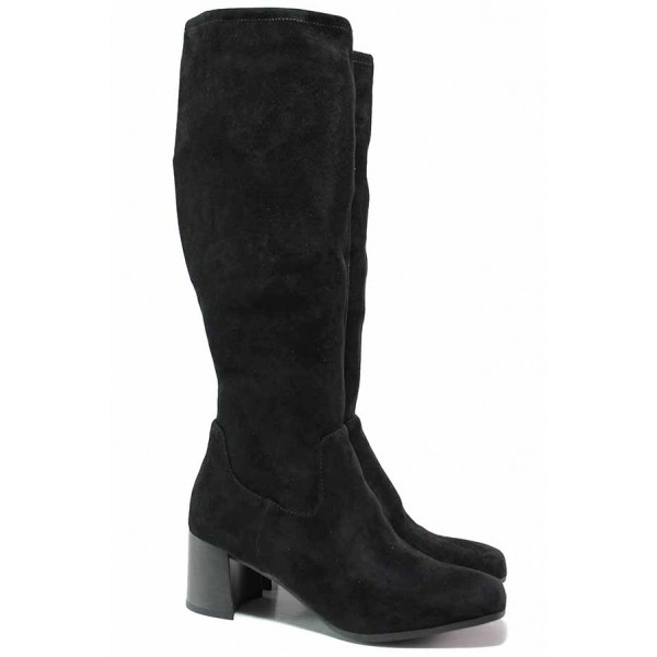Анатомични стречови ботуши на доказан немски производител / Caprice 9-25515-27 черен / MES.BG