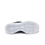 Анатомични дамски маратонки, мемори пяна, леки, подходящи за пералня / Skechers 150370 черен-лилав / MES.BG