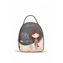 Малка дамска раница, серия Tulip, уникални детайли, ежедневна / Anekke 43705-188 / MES.BG