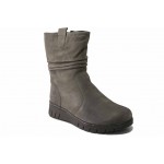 Дамски полу-ботуши, естествен набук, Blue Grip ходило, ANTISHOKK ходило / Caprice 9-26455-45 таупе / MES.BG